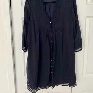 [DVF] 💗 Black Flowy Loose Dress